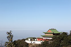 莽山・天台寺の遠景