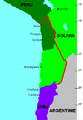 Image 7Map showing changes of territory due to the War of the Pacific (from History of Chile)