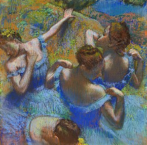 Danseressen in het blauw