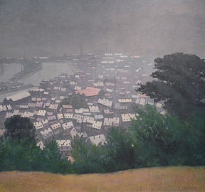 Honfleur dans la brume, Félix Vallotton, 1911[B 23].