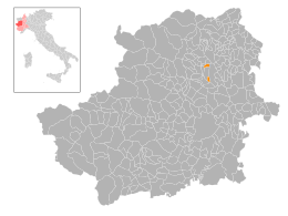 Oglianico – Mappa