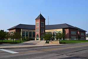 Das Dickinson County Courthouse in Spirit Lake