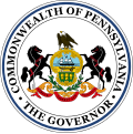 Seal of the governor of Pennsylvania