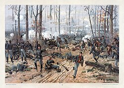 A shiloh-i csata Thure de Thulstrup festménye.