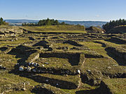 Vista xeral da croa do Castro de Viladonga