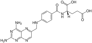 Strukturformel von Aminopterin