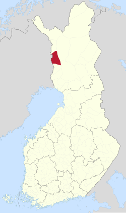 Location of Kolari in Finland