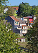 Rue de la Piscine (photographie prise de la rue du Stade).