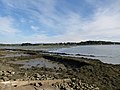 Anciens parcs à huîtres le long de la Rivière d'Auray près du lieu-dit Le Berly.