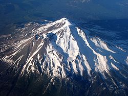 תצלום אוויר של ההר ממערב