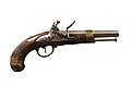 French cavalry style flintlock pistol