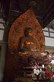 The Amida Buddha inside the temple
