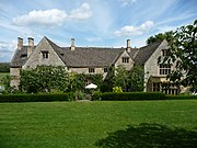 Rear view of Asthall Manor, the Mitford family home