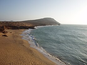 Vue orientale du cap de la Vela.