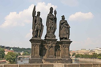 Saints Norbert, Venceslas et Sigismond.