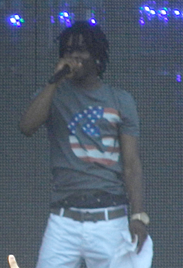 Chief Keef op het Lollapalooza-festival in het Grant Park, Chicago (2012)