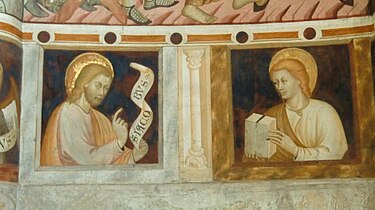 Affreschi dell'abside, Figure di Apostoli