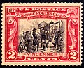 US Postage Stamp (1929); commemorating George Rogers Clark in the Battle of Vincennes, February 23, 1779