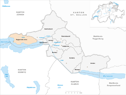 Rapperswil-Jona - Localizazion