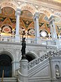 Balustrader i Library of Congress i Washington D.C.