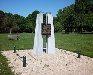 Mémorial en mémoire du Boeing B-17 écrasé.