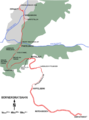 Map of the railway