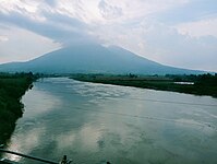 View of Mount Arayat and Pampanga River