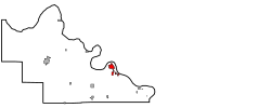 Location within Pawnee County and Oklahoma