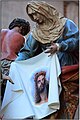 Imagen de la Verónica, parte del grupo procesional del Camino del Calvario del escultor Gregorio Fernández. El paño es obra del artista vallisoletano Miguel Galván en el año 2017 por encargo de la Real Cofradía del Santísimo Cristo Despojado de Valladolid.