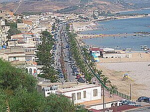 Panorama lungomare di Seccagrande