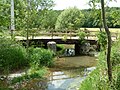 Brücke über die Méholle bei Sainte-Valérie