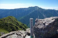 アサヨ峰からの仙丈ヶ岳