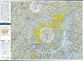 FAA Terminal Area Chart, VFR, Bereich Baltimore-Washington, Maßstab 1: 250.000