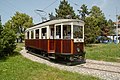 Triebwagen Typ Cmg der Pressburger Bahn, gebaut 1913 von Stauding mit elektrischer Ausrüstung von AEG.