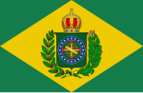 Flagge des Kaiserreichs Brasilien bis 15. November 1889