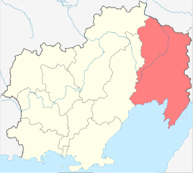 Localisation de Raïon du Nord-Evensk