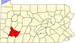Vị trí quận Westmoreland trong tiểu bang Pennsylvania ở Hoa Kỷ