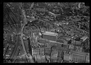 Luchtfoto van Station Eindhoven Centraal (1920-1940), Nederlands Instituut voor Militaire Historie.