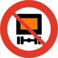 No transport of dangerous goods[N 1]