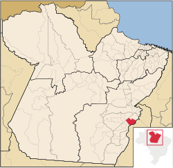 Localização de Piçarra no Pará
