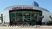 exterior view of Staples Center
