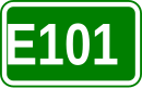 Zeichen der Europastraße 101