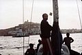 Sailing out of Lisboa