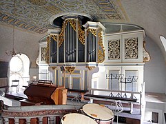 Orgel von Gottfried Silbermann für die Kirche St. Nikolai in Oberbobritzsch