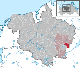 Kaart van Alt Sührkow