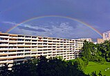 Rainbow in the Cité Nouvelle d'Onex-Lancy at Geneve