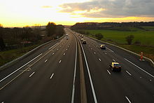 Photographie de l'autoroute.