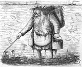 Dirty Father Thames, Punch Magazine, 1848