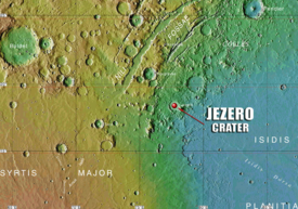 Image illustrative de l'article Jezero (cratère)