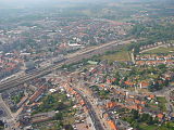 Station Tongeren vanuit de lucht